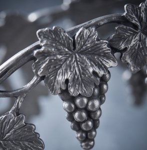 Porte-serviettes en métal motif grappe de vigne, design texturé moulé, pour cuisine et salle à manger, commande en gros - Product Image 3