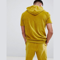 Conjunto de Sudadera con Capucha y Pantalones Cortos para Hombre, Ropa Deportiva Moderna 100% Algodón, Conjuntos de Sudadera con Capucha y Pantalones Cortos para Hombre