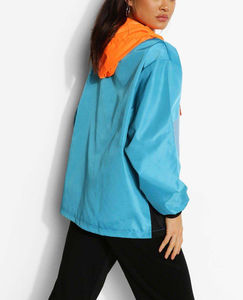 Veste coupe-vent sport à capuche personnalisée pour homme, OEM, vente en gros, veste coupe-vent légère pour homme, pour l'extérieur - Product Image 2