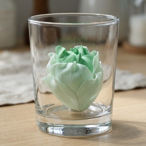 VADEE SOLA WOOD FLOWER SET ROSE Diffuseur Modèle SET02 Ocean Lotus 6.5CM Couleur Vert Menthe Bâtonnets en Fibre de Plante de Sésbanie Aromathérapie - Product Image 2