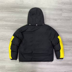 Custom High Quality Winter Warm <b>Down</b> Jacket Detachable Hood Mens Thick Cropped Puffer Jacket - Product Image 3