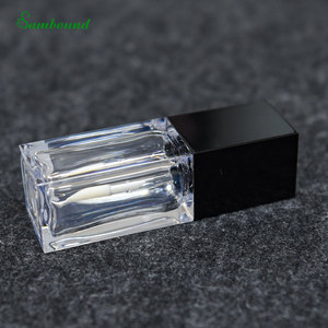 Tube carré personnalisé de 11 ml grande capacité pour brillant à lèvres, noir brillant, avec applicateur transparent, flacon pour fond de teint et contouring, pour cosmétiques - Product Image 2