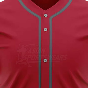 Durable Mesh Fabric Breathable Short Baseball Jersey Comfortable Fit Practice Ready Team Sportswear Premium Quality Lightweight - Product Image 4