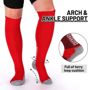 Anti Slip Grip Soccer <b>Socks</b> Breathable Crew Athletic <b>Socks</b> Custom Logo Sports <b>Socks</b> for Men Teens - Product Image 3