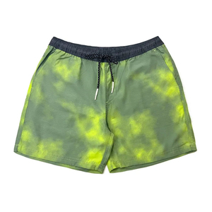 Hot Selling Custom Logo Men's Tie Dye Running Jogging Shorts Quick Dry Breathable Eco-Friendly Canvas Spandex/Cotton High Casual - Product Image 1