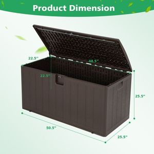 Contenitore da Esterno Grande con Chiusura Ermetica da 105 Galloni per Tutte le Condizioni Atmosferiche - Product Image 4