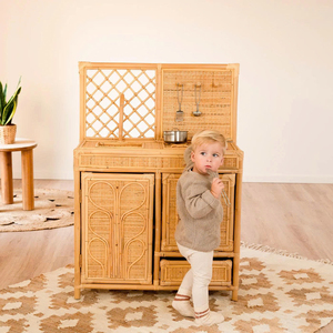 Elegante Juguete de Mimbre para Niños, Juguete Educativo Tejido a Mano para Juego Montessori, Decoración de Guardería y Diversión de Aprendizaje Diario - Product Image 3