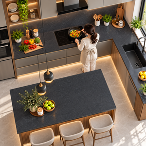 Dalle de granit brun miel de luxe polie pour les intérieurs résidentiels haut de gamme et les projets de construction commerciale - Product Image 4