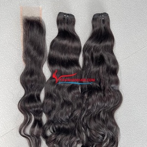 Cabello Humano Ondulado Vietnamita, Ondas Naturales Suaves, Puntas Gruesas y Abundantes, Sedoso, Liso, Fuerte y Duradero, Suministro al por Mayor de Fábrica - Product Image 4