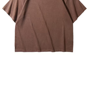 T-shirt décontracté pour homme style vintage délavé 100 % coton, coupe décontractée, respirant, écologique, vêtement contemporain - Product Image 4