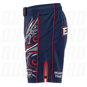 Pantalones Cortos Personalizados para MMA, Grappling, Kickboxing, Muay Thai, BJJ No-Gi, Entrenamiento en Gimnasio, Lucha, Sublimados - Product Image 6