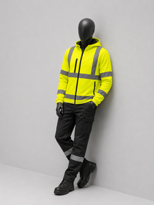Chaqueta de Seguridad de Alta Visibilidad para Hombre, Impermeable, Reflectante, con Logotipo Impreso, para Trabajo en Invierno - Product Image 6