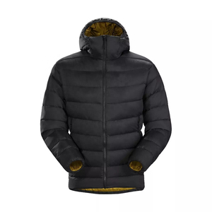 Fashion Style Premium Custom Winter Warm Eco-Friendly Waterproof <b>Padded</b> High Quality Puffer <b>Jacket</b> <b>Men's</b> <b>with</b> <b>Hood</b> Front - Product Image 2