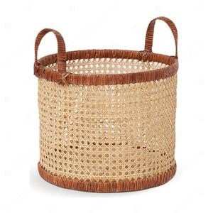 CANE WEBBING SERENITY Customize Size Toy Organizer Home <b>Baskets</b> Bamboo <b>Rattan</b> <b>Basket</b> <b>Storage</b> At Home Laundry With Bathroom - Product Image 4