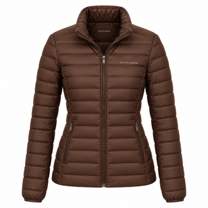 <b>Cropped</b> <b>Puffer</b> <b>Jacket</b> <b>Women</b> Custom Hooded Collar Camouflage Embroidery Dyed Cotton Padded Waterproof Eco-Friendly - Product Image 4