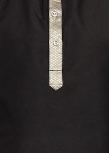 Kurta de Algodón Premium para Hombre, Sin Arrugas, para Todas las Temporadas, con Diseño de Tejido Daman |   Ropa Étnica Tradicional - Product Image 4