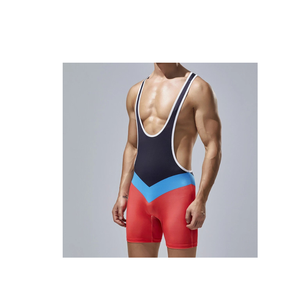Débardeur de sport pour homme, col en V, en polyester et élasthanne, color-block, pour la musculation et le fitness - Product Image 2