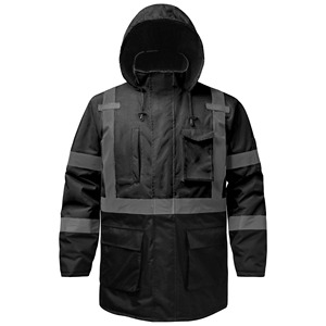 <b>Lightweight</b> Custom Hood <b>Men</b> Canvas Windproof Breathable Eco-Friendly Front Logo Winter Windbreaker <b>Jacket</b> - Product Image 3