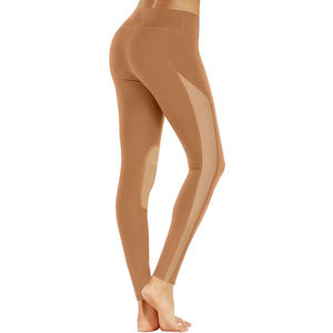 Pantalons d'équitation confortables pour femmes avec tissu à séchage rapide, cuissardes avec patch antidérapant au genou et coupe confortable - Product Image 4