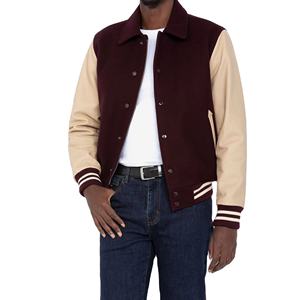 Chaqueta Varsity de Lona con Logotipo Personalizado para Hombre, Tallas Grandes, Chaquetas de Invierno Transpirables y Resistentes al Viento, Venta al Por Mayor - Product Image 6