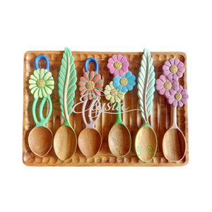 Juego de Utensilios de Cocina de Madera de Teca Orgánica Premium, Cuchara, Espátula, Herramientas de Cocina para el Hogar, Restaurante, Hotel - Product Image 5