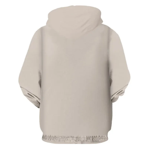 เสื้อคลุมลำลองผู้ชาย OEM สำหรับฤดูหนาว แบบซิป ¼  พร้อมฮู้ด พิมพ์ลายพัฟ ผ้าฟลีซโพลาร์ ย้อมสีพื้น ไซส์ 6XL หลายสี - Product Image 2