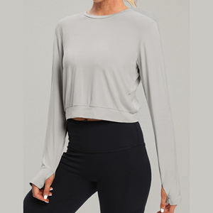 Top de Yoga para Mujer, Ropa Deportiva Cómoda para Gimnasio y Running, Precio al por Mayor, Ropa Deportiva Ajustada para Fitness, Top de Yoga para Mujer - Product Image 5