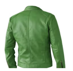 แจ็คเก็ตหนังผู้ชายแบบปรับแต่งได้ ผลิตในปากีสถาน ปี 2026 คุณภาพพรีเมียม คอตั้ง สไตล์ไฮสตรีท สำหรับฤดูหนาว - Product Image 6