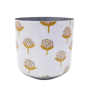 <b>Garden</b> Decoration Iron Copper <b>Antique</b> Finishing Indoor Metal Container Planter Modern Style Flower Pot Handmade Customized - Product Image 6