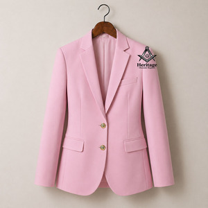 HMR Greek Alpha Kapa Sorority Ready To Ship Organic Cotton Custom <b>Lined</b> Formal Double Trim Blazer Jacket - Product Image 1