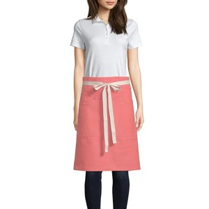 Tablier Unisexe en Coton de Haute Qualité 2026, Tissu Tissé Jaune, Uniforme pour Personnel de Restaurant et Bar, Utilisation pour Barman et Serveur, OEM - Product Image 5
