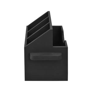 Portautensilios Negro con Tres Compartimentos para Cuchara, Tenedor y Cuchillo, Organizador de Mesa de Comedor, Almacenamiento para Encimera de Cocina, de la India - Product Image 2