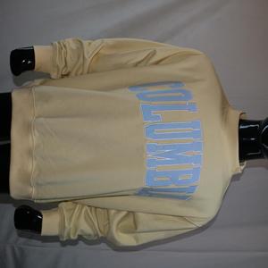 Sudadera COLUMBIA con cuello simulado, 450 GSM, bordado con nombre personalizado, corte holgado, 100% algodón, felpa francesa. - Product Image 2