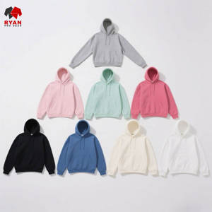 เสื้อฮู้ดดี้ผู้ชายแบบสวมหัว ยี่ห้อ Ryan Pro Gear สกรีนโลโก้ตามสั่ง ผ้าฝ้ายฟลีซ 100% ระบายอากาศได้ดี สีพื้น เหมาะสำหรับฤดูหนาว - Product Image 4