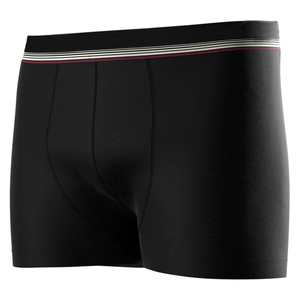 Bóxers premium para hombre con logotipo personalizado, cómodos bóxers de algodón, transpirables, de punto sólido, estilo clásico. - Product Image 2