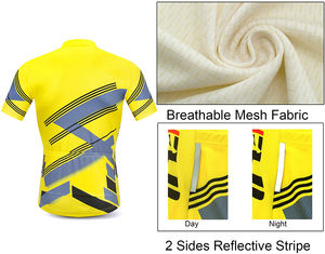 Conjunto de Ropa de Ciclismo Profesional para Hombre, para Ciclismo de Carretera, con Jersey de Cierre Completo y Pantalones Cortos Acolchados de Alta Densidad - Product Image 6