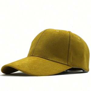 Gorra de Béisbol de Gamuza de Color Sólido, Nueva Llegada 2025, Gorra Deportiva de Moda para Hombre y Mujer, Gorra de Béisbol de Gamuza Informal para Exteriores - Product Image 1