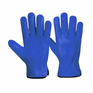 Gants de conduite en cuir de buffle de qualité supérieure, doux et confortables, résistants à l'abrasion, pour le jardinage - Product Image 6