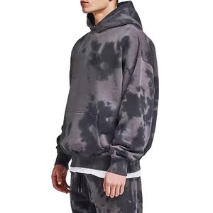 Trajes de chándal de invierno con estampado personalizado OEM para hombre 100% algodón invierno de gran tamaño Tie Dye PayPal verificado al por mayor - Product Image 4