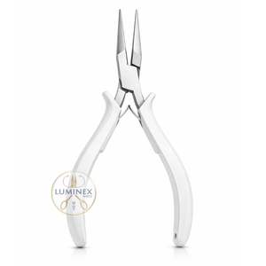 Pince à bec semi-plat semi-pointu, outil de précision pour la fabrication de bijoux, outil manuel professionnel en acier inoxydable de haute qualité, léger - Product Image 5