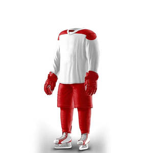 Maillots de hockey sur glace personnalisés en gros pour adultes – Logo appliqué, uniforme sportif d'entraînement d'équipe - Product Image 2