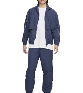 Ensemble de survêtement coupe-vent réfléchissant à capuche personnalisé pour l'hiver, coupe ample, en polyester, style streetwear, respirant - Product Image 1