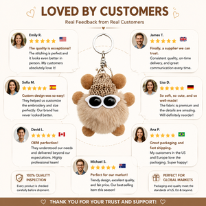 Portachiavi a forma <span class=keywords><strong>di</strong></span> pallina <span class=keywords><strong>di</strong></span> carbone in peluche, ciondolo per borsa, stile Instagram, trendy, bambola carina, Hebei - Product Image 5