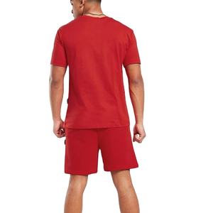 2025 Premium Quality Custom Sportswear Casual 100% Cotton Acid Wash Technique New Light Weight Warm <b>short</b> set - Product Image 3