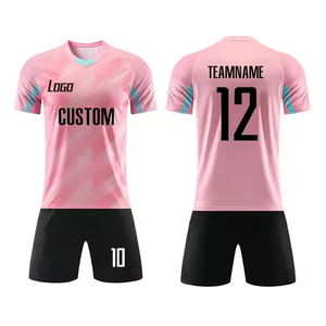 Uniforme de Fútbol Atlético Transpirable, Personalizable, Conjunto de Fútbol para Equipo, Ropa Deportiva que Absorbe la Humedad para Partidos de Liga - Product Image 1