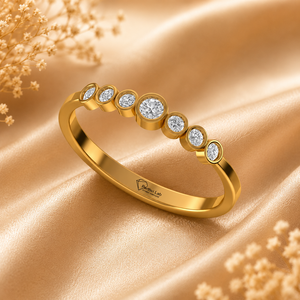 Cute Round Cut Lab Grown <b>Diamond</b> <b>Ring</b> 925 Silver 9kt, 14kt, 18kt Gold <b>Diamond</b> <b>Rings</b> for Women's Engagement <b>Ring</b> - Product Image 1