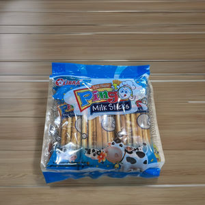 LIBRA PINGO <b>Milk</b> <b>Stick</b> Biscuits Creamy Taste 186G HALAL ISO Sweet Taste Sachet Bag Packaging FMCG Vietnam Blue Delectable - Product Image 1