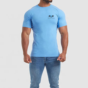 เสื้อยืดออกกำลังกายพิมพ์ลายสตรีทแวร์ดีไซน์ล่าสุดสำหรับผู้ชาย ราคาขายส่ง ทรงหลวม ผลิตจากโรงงาน เสื้อยืดออกกำลังกายสำหรับผู้ใหญ่ - Product Image 4
