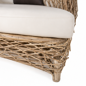 ARTERRA Premium Lit de Jour à Capot en Branches de Teck avec Baldaquin, Chaise Longue de Luxe pour Resort, Plage et Extérieur - Product Image 3