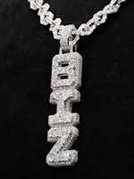 Pulsera Unisex Luxira Jewels de Plata 925 con Moissanita, Estilo Cubano Hiphop, Corte Brillante, Baño de Rodio, Eslabones Helados, para Boda, Fiesta, Hindú